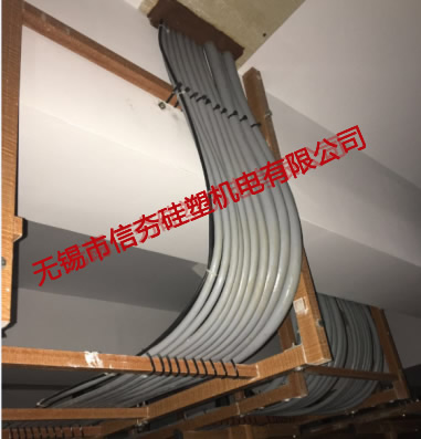 {室内}郁桥变工程用复合材料电缆支架使用实例-1
